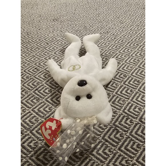Vibtage 2001 Mrs. Beanie Baby by Ty (NWT) Wedding Gift Plush Stuffed Animal - Picture 3 of 10